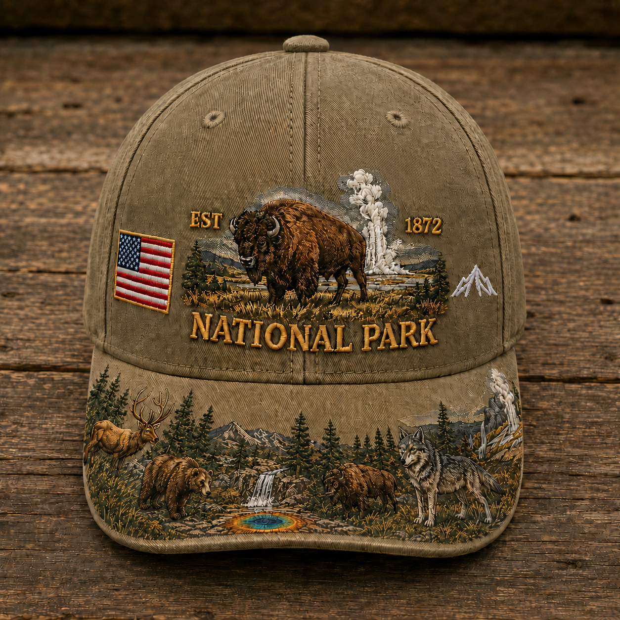 🇺🇸 Last Day Promo: 49% OFF 🏞️ - National Parks Adventure Cap