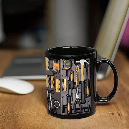 🔧 Mechanic Toolbox Mug – Craftsman-Style Tool Kit Coffee Cup ☕