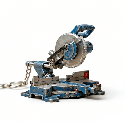 🛠️2-in-1  Mini Grinder Keychain: On-the-Go Smoothing Tool + Tool Enthusiast Collectible