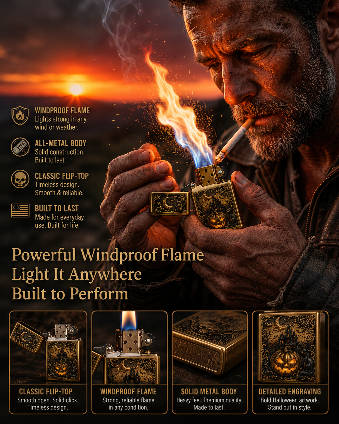 ⚡️Last Day 49% OFF - 🎃 2026 Limited Edition Halloween Lighter（BUY 2 FREE SHIPPING）