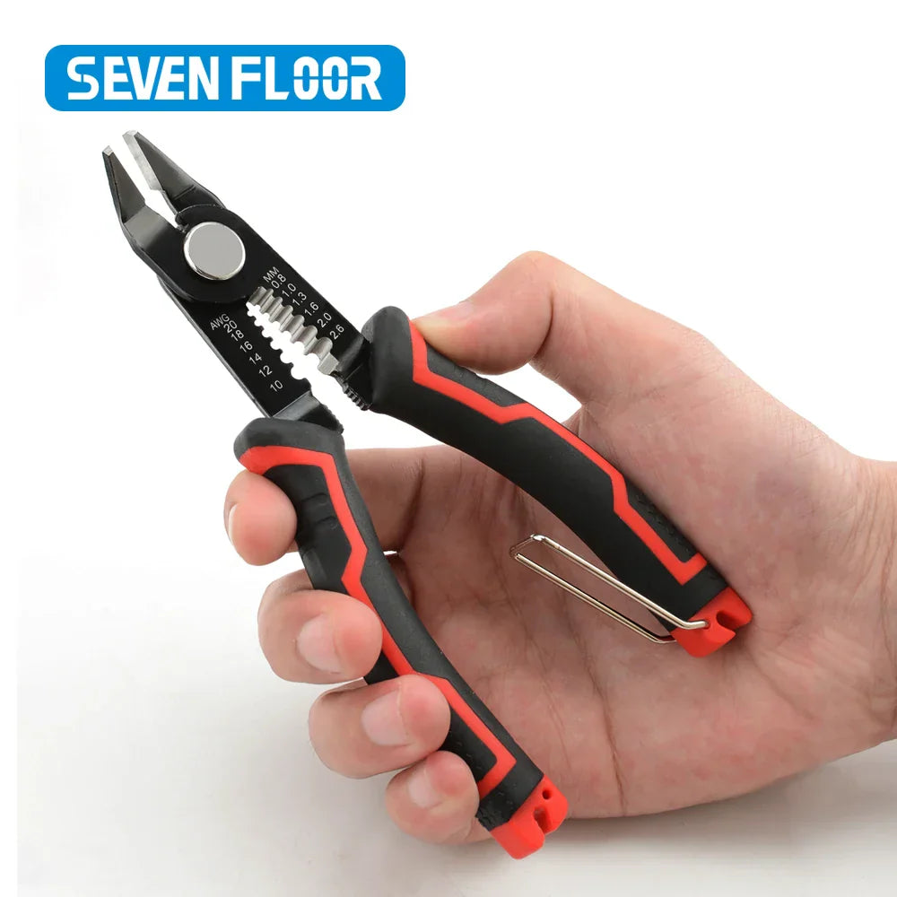 Wire Stripper Pliers Network Stripping Cutter Cable Wire Crimping Electrician Repair Tools Wire Stripper Tool hand tools