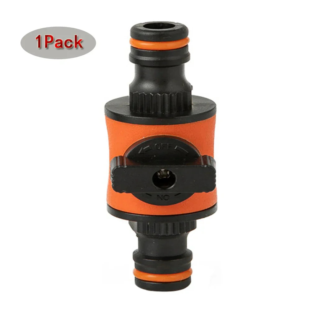 1/2PCS Garden Hose Pipe Tap Shut Off Valve Pipe Connector & Coupler for Water Stop Tap Adapter Quick Joint Water Irrigation Tool