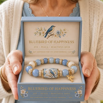 🙏 2026 Limited Edition Bluebird Blessings Bracelet  with Exquisite Gift Box