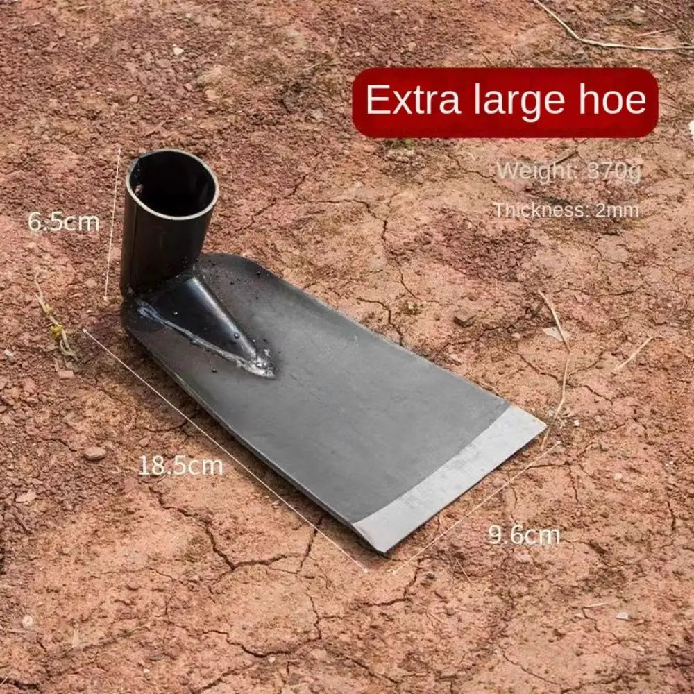 Durable Forged Garden Hoe – Outdoor Weeding Tool for Soil Digging & Planting