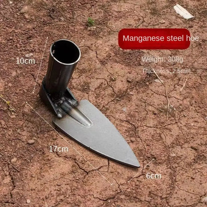 Durable Forged Garden Hoe – Outdoor Weeding Tool for Soil Digging & Planting