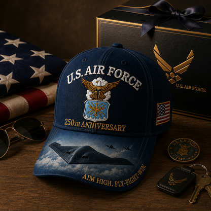 🔥 Father’s Day Sale - ❤️ U.S. Air Force America's 250th Anniversary Edition Commemorative Embroidered Cap 🇺🇸