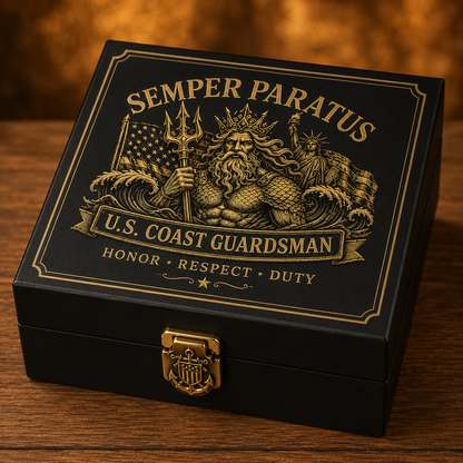 Semper Paratus Coast Guardsman Cap🎁 Free Double-Sided Honor Coin With Every Cap Purchase