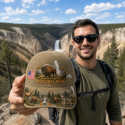 🇺🇸 Last Day Promo: 49% OFF 🏞️ - National Parks  Adventure  Cap