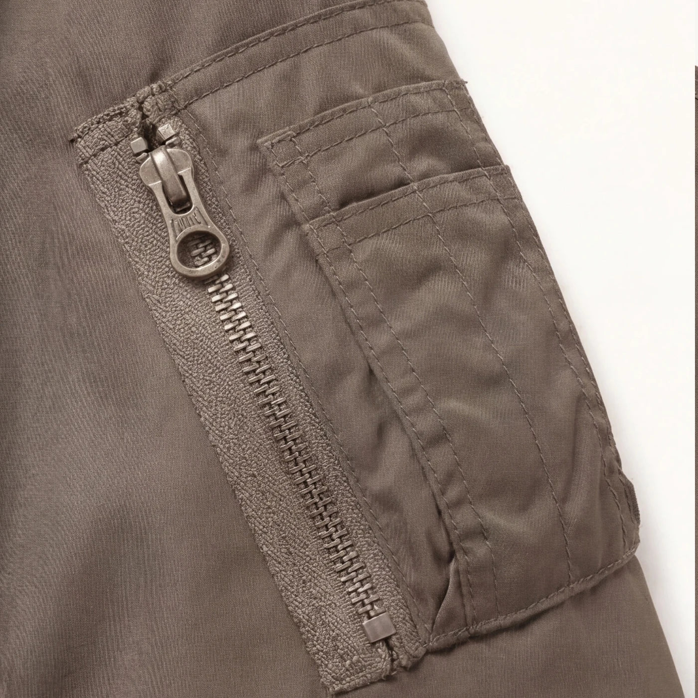 Men's Streetwear Jacket Solid Color Two Front Pockets Bomber Jacket Zipper Blank  Streetwear Outerwear