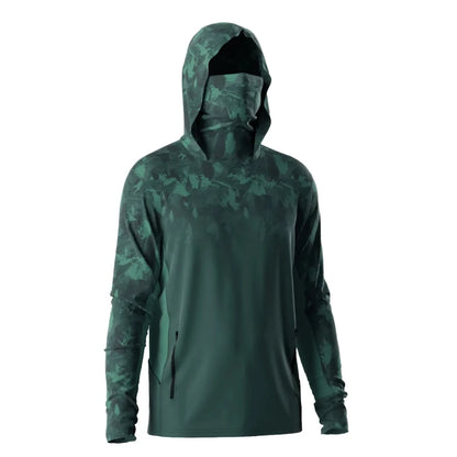 Camouflage Hooded Performance Shirt