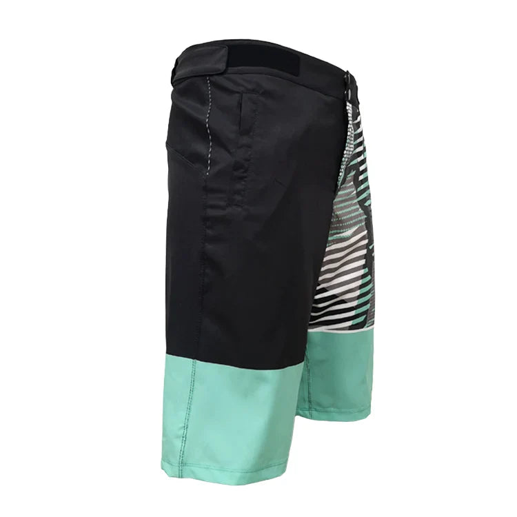 Lightweight Breathable Sublimated Enduro MTB Shorts with Zip Pockets Durable Quick Dry Mountain Bike Downhill Shorts for Men