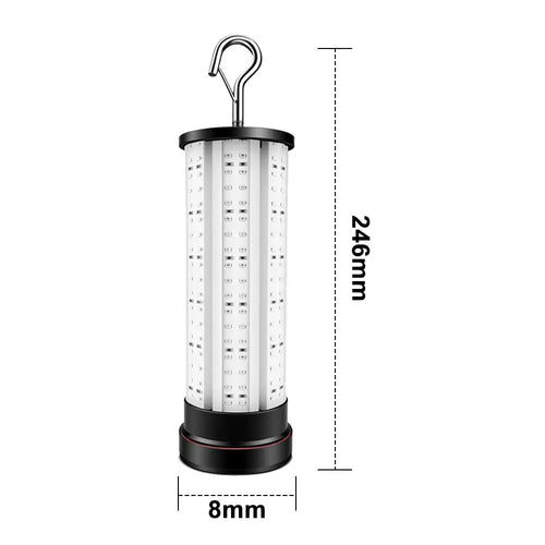 Waterproof Retro Tent Lamp Fishing  Green Fishing Reflector Light IP68 Catching Salmon Large Fish 60W