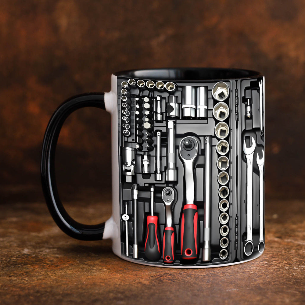 🔧 Mechanic Toolbox Mug – Craftsman-Style Tool Kit Coffee Cup ☕