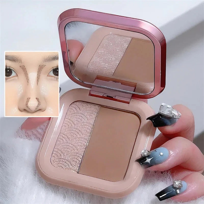 3D Face Contour Palette – Highlight & Sculpt Like a Pro