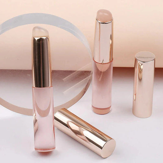 Angled Silicone Lip Brush - Soft, Portable Concealer & Lipstick Applicator