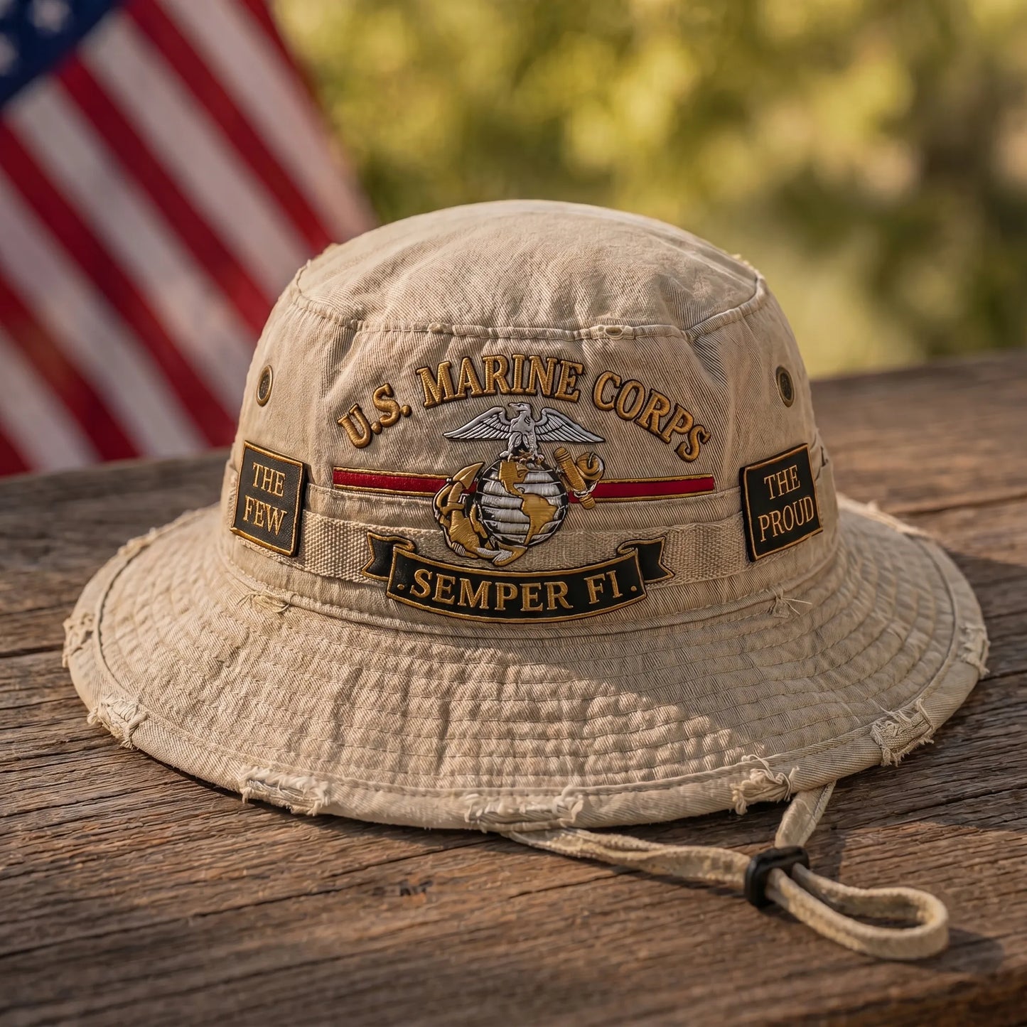 ❤️Veteran‘s Day Best Gift🌹 - U.S. Marine Corps “Semper Fi” Boonie Hat🎁Buy 2 Free Shipping